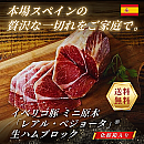 【送料無料】イベリコ豚 ミニ原木「レアル・ベジョータ」生ハムブロック(化粧箱入り)
